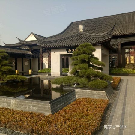 秦岭山下栋温泉中式汉唐风三倍入户别墅赠送不限购别墅区监控图片