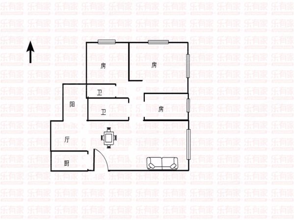 电梯高层 三房二厅二卫 容山小学 学位房 不限购 仅售100