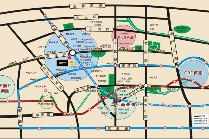 郑州交通图高清