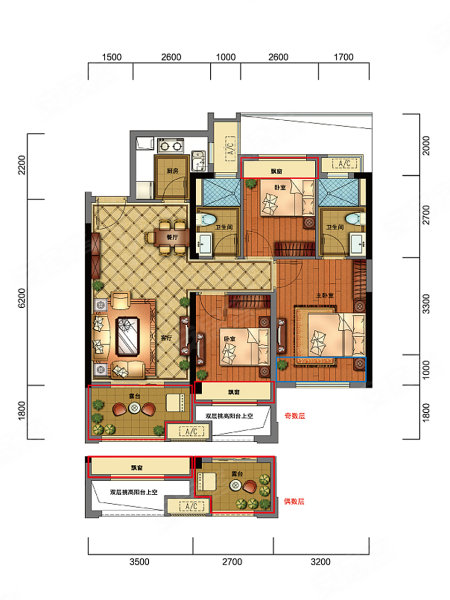 雅居乐国际花园户型图