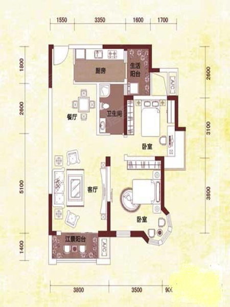 上林西江国际社区户型图