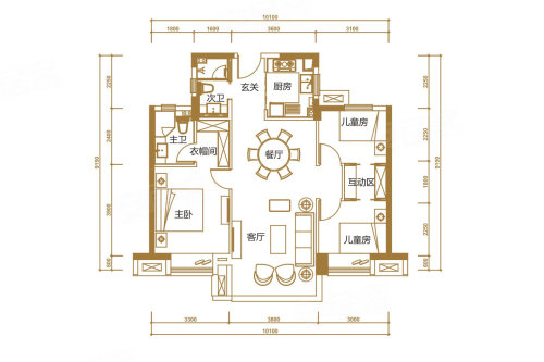 绿地国际理想城户型图